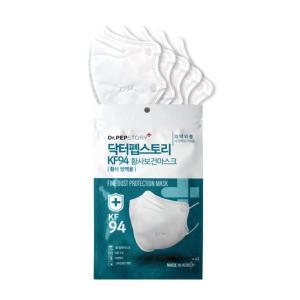 무료배송 닥터펩스토리 KF94 새부리형 마스크 화이트/블랙 50매