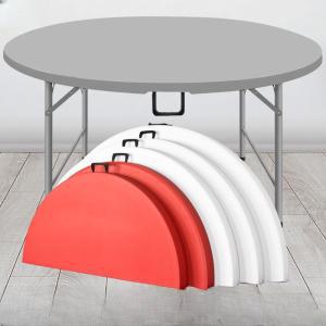 접이식 테이블 원형 반원 휴대용 탁자 야외용 식탁 편의점 베란다 펜션 캠핑 루프탑
