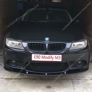 BMW E90 E91 E92 E93 M3 용 앞 범퍼 스플리터 립 3 시리즈 320i 320d 330i 용, M3 스포일러 디퓨저 2008 20