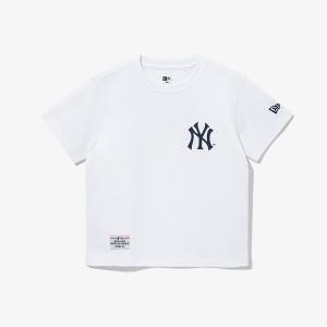 갤러리아 [뉴에라][키즈] MLB 애니버서리 뉴욕 양키스 티셔츠 화이트(13679525)
