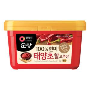 [소비기한 임박] 청정원 현미 찰고추장, 1kg, 1개
