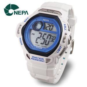 [네파] NEPA 랩타임 스탑워치 군인용 스포츠시계 N212-WHITE