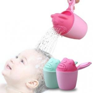 아기 머리 씻기 조리개 목욕 바가지 욕실 물바가지