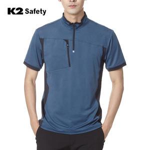 K2세이프티 반팔 티셔츠 근무복 여름 집업 LB2-216
