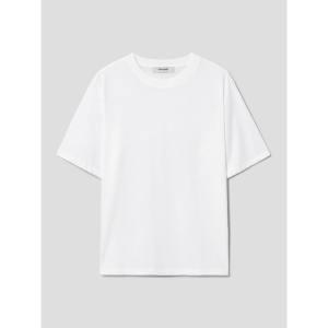 [에잇세컨즈] 수피마 코튼 오버핏 반소매 티셔츠  화이트 (324442LY21)