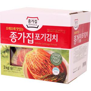 종가집 포기김치 3kg/김치/유산균/배추김치/반찬/열무/코스트코