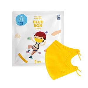 블루본 아이노우 썸머라인 컬러 새부리형 어린이마스크 소형 50매