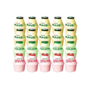 빙그레 바나나맛+딸기맛+메로나맛 우유 240ml 20개 (아이스박스포장)