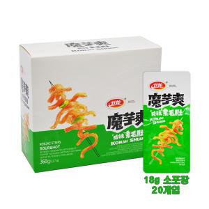 웨이롱 산고추맛 쏸라맛 곤약 한박스 20개 18G씩 총360G 라티아오 중국간식 중국식품