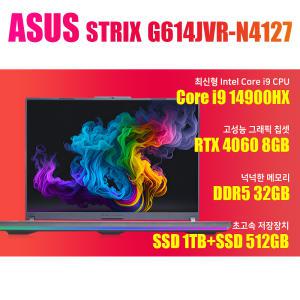 ASUS ROG STRIX G16 G614JVR-N4127/NVMe SSD 512GB추가/WIN11설치/램32G