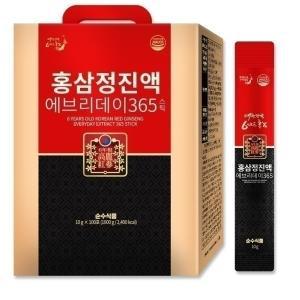 순수식품 6년근 홍삼 진액 홍삼스틱 100포 에브리데이365 선물세트
