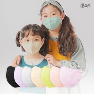 웰커버 아이봄 KF94 새부리형 소형L M 초등학생 어린이 마스크 50매