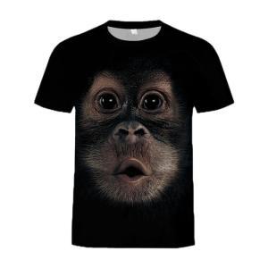 원숭이 오랑우탄 반팔티 프린팅 티셔츠 오버핏