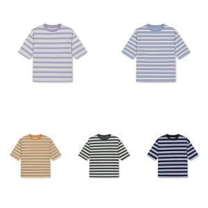 [대구백화점] [탑텐키즈]아동) 멀티 스트라이프 7부 티셔츠(MKD3TS3001)