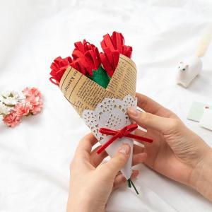 [바보사랑]펠트 꽃다발 카네이션 만들기 재료 어버이날 선물