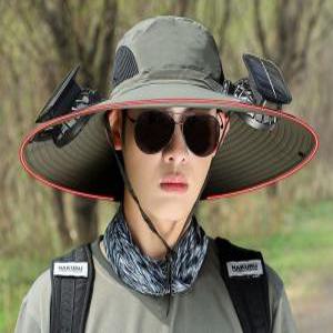 태양열 선풍기 모자 등산 낚시 캠핑 쿨캡 밭일 농사