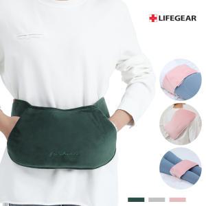 라이프기어 벨벳 충전식 온수 찜질기 온열 찜질 찜질팩 허리 어깨 목 전기 핫팩