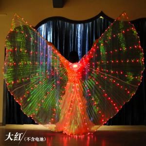 성인용 LED 댄스 날개 나비 글로우 파티 할로윈 색상 형광 크리스마스 밸리