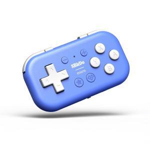 8Bitdo 스위치 안드로이드 8비트도 블루투스 게임패드 포켓 사이즈 미니 컨트롤러 (파란색)