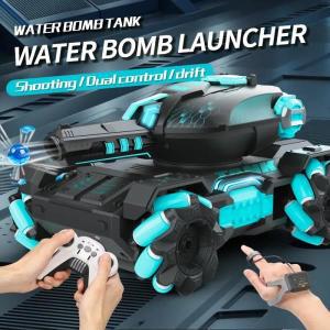 RC카 탱크 물 총알 폭탄 전투 게임 재미 대화형 2.4G 4WD 원격 제어 장난감