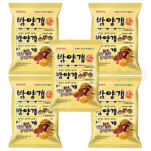 크라운 밤양갱 250g x 5봉(25입) 달콤한 간식