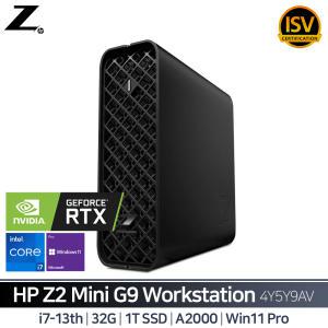 HP Z2 Mini G9 R 워크스테이션 4Y5Y9AV i7_A2000 (i7-13700/16G/512G/RTX A2000/Win11Pro)(RAM 32GB 구성+SSD 1TB 변경)