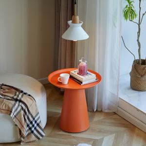 사이드협탁 디자인 북유럽 컬러 소파 거실 원형 탁자