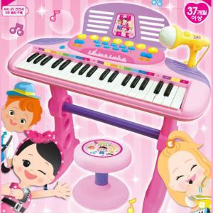 4살 여아 가수놀이 핑크 장난감 피아노 어린이 정서발달