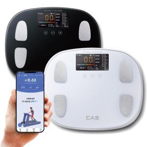 CAS 카스 스마트 블루투스 체중계(한글표시) BFA-S9 휴대폰 어플관리 체지방 4개의센서 BIA생체정밀측정