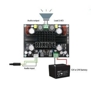 Xh-M571 고출력 서브우퍼 오디오 디지털 앰프 보드 트롤리 케이스 부스트 모노 150W TPA3116D2