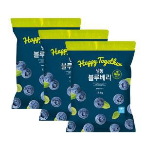 [웰팜][생활앤] 냉동 블루베리(페루산) 1.5kg x 3팩