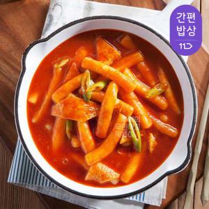 국떡 국민학교 떡볶이 매운맛, 600g, 5개