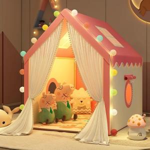 방꾸미기플레이하우스 텐트 실내 어린이 게임 집 작은 공주 성 침대 홈 과 비밀 기지