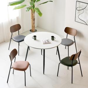 쎄아망 HPM 양면 원형 테이블 4인 식탁 1000  의자 미포함   착불