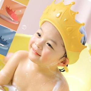 [슈어밸류A] 유아 목욕용품 샴푸캡 귀마개 샤워 왕관모양 헤어캡 CH-A102093_MC