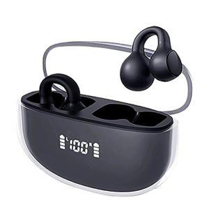 SJ 블루투스 5.3 귀찌 골전도 오픈형 귀걸이형 이어클립 블루투스 무선 이어폰