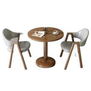 원목 2인용 티테이블 의자 카페 라운지 안방 북유럽