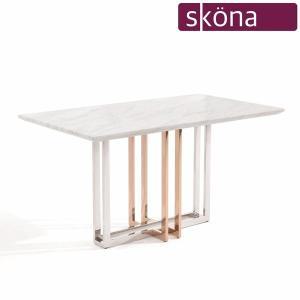[스코나]칼리온 대리석 1650 골드 식탁 테이블