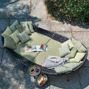야외침대 테라스 의자 썬베드 카페 정원용 리조트 해변 야외용 소파 호텔 야외 침대 수영장