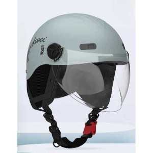 블루투스 일체형 헬멧 스쿠터 사계절용 반모 바이크