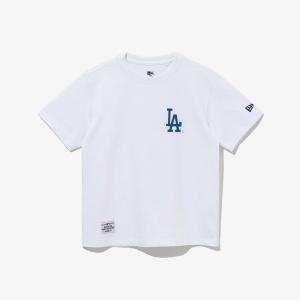 [신세계몰]뉴에라키즈반팔티 GQC 14310262 [키즈] MLB LA 다저스 페이즐리 티셔츠 화이트