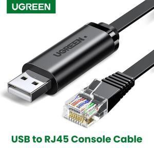 Ugreen USB to RJ45 콘솔 케이블 Cisco 라우터 용 RS232 직렬 어댑터 1.5m RJ 45 8P8C 변환기