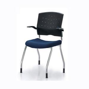[RGM8QQT5]회의실 의자 고정 팔걸이 블루 방 거실 사무실
