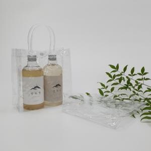 PVC 쇼핑백 투명 비닐 선물 가방 중_MC