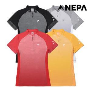 네파 여성 ALBA PCM-  ICE 반팔 집업 티셔츠 7H45403