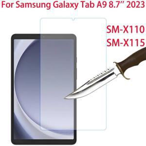 삼성 갤럭시 탭 A9 용 HD 강화 유리 8.7인치 2023 스크린 보호대 태블릿 필름 SM-X110