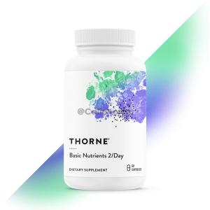 쏜리서치 베이직 뉴트리언트 투퍼데이 종합비타민 60캡슐 1병 Thorne Basic Nutrients