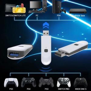 어댑터 USB 수신기 PS4PS5XBOX ONE S스위치 프로 콘솔 블루투스 무선 컨트롤러 게임 패드 동글 어댑터