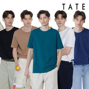 [TATE] 테이트 24SS 남성 오가닉 코튼 100% 썸머 크러쉬 티 컬렉션 5종