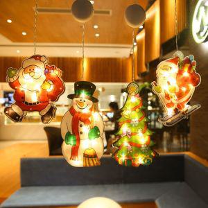 (싸더라)크리스마스 LED팬던트 조명 장식 부착식소품 꾸미기 가랜드 파티 용품 데코 LED